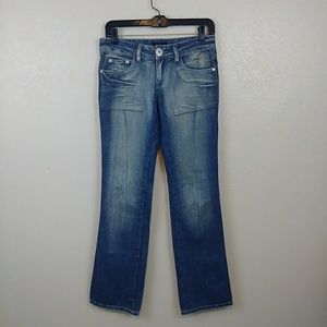 Bebe Embellished & Embroidered Denim Jeans